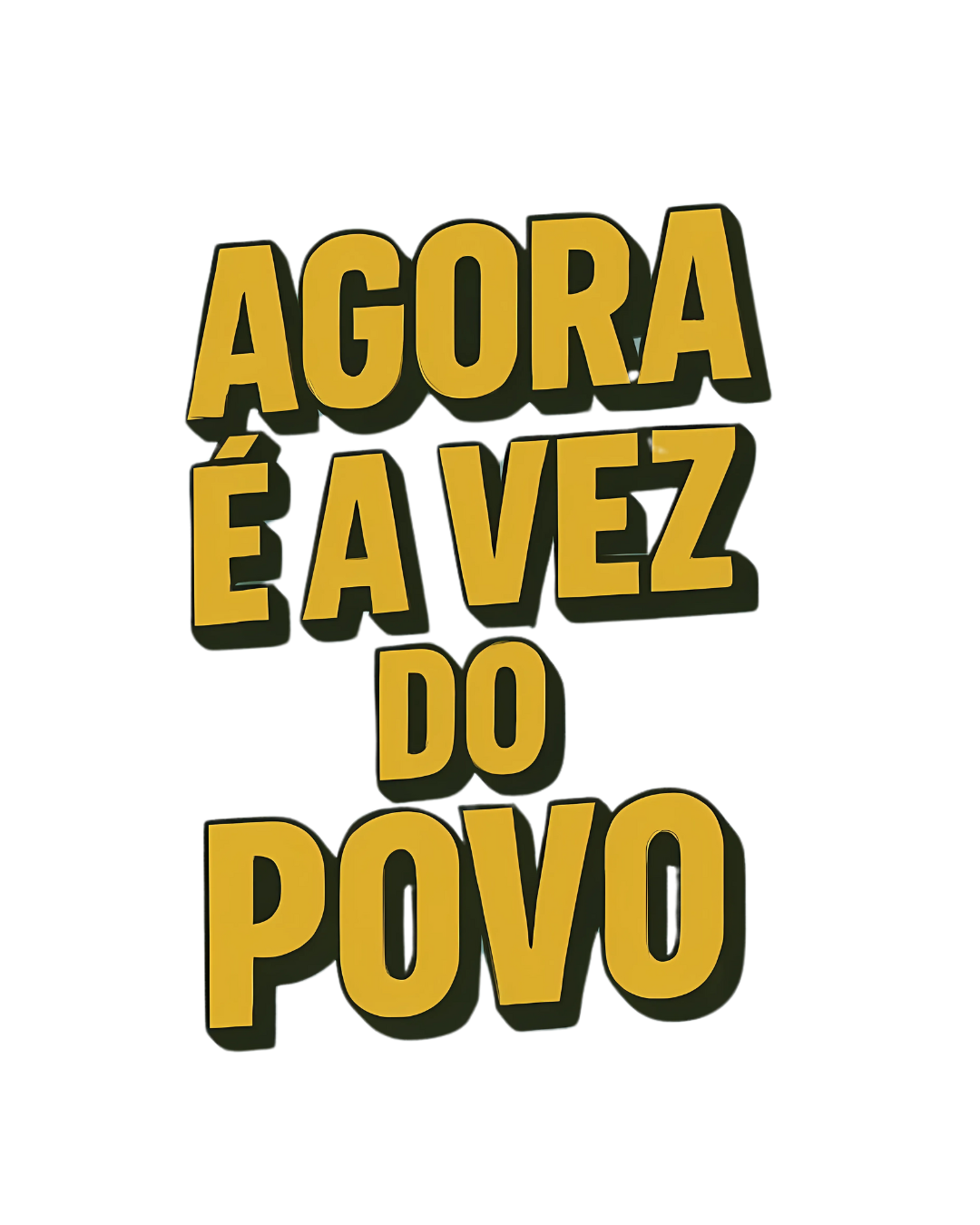 Agora é a vez do povo